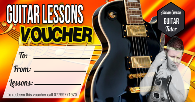 Adrian Curran Guitar Lessons Voucher