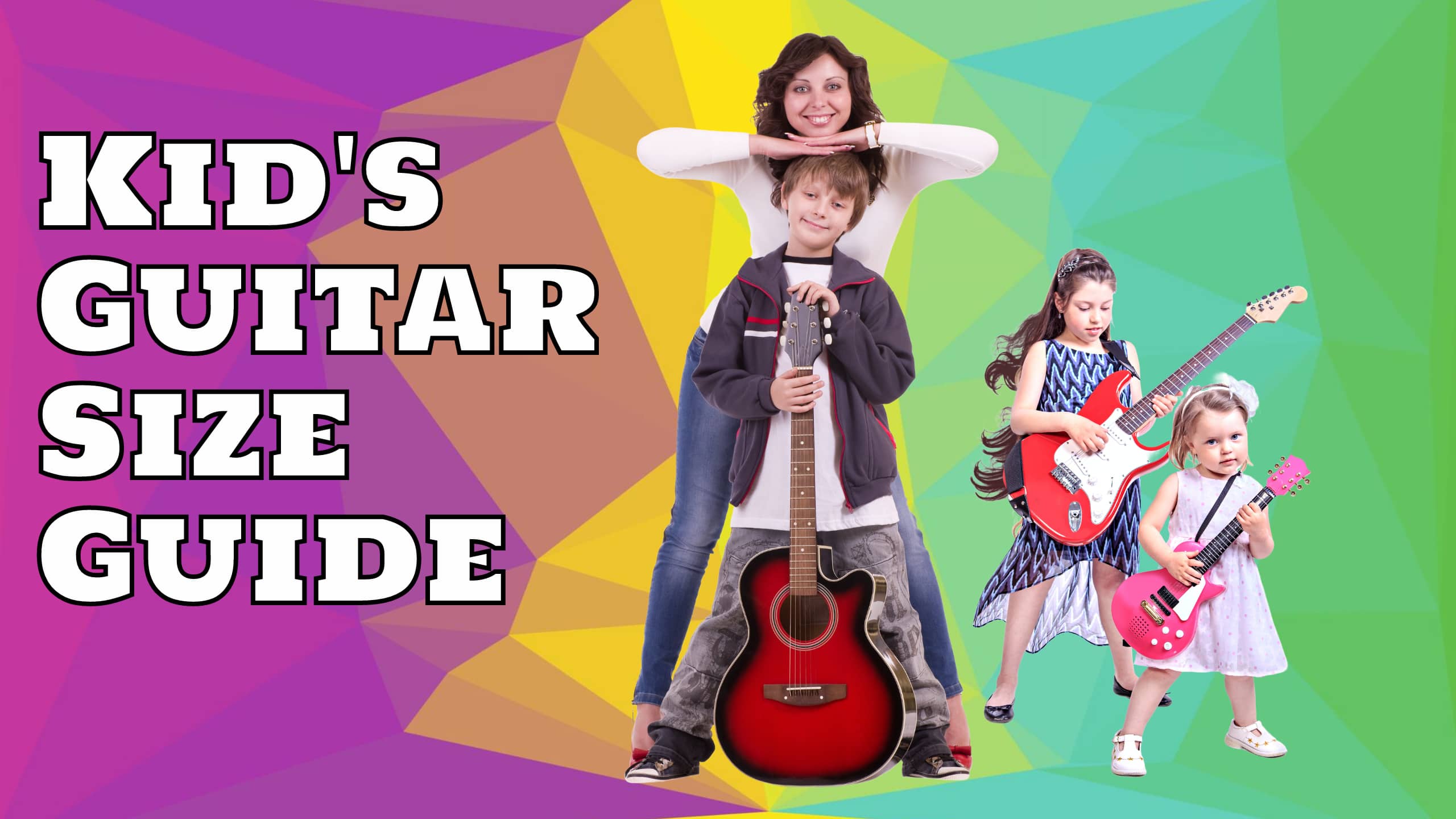 Kids Guitar Size Guide Adrian Curran Guitars