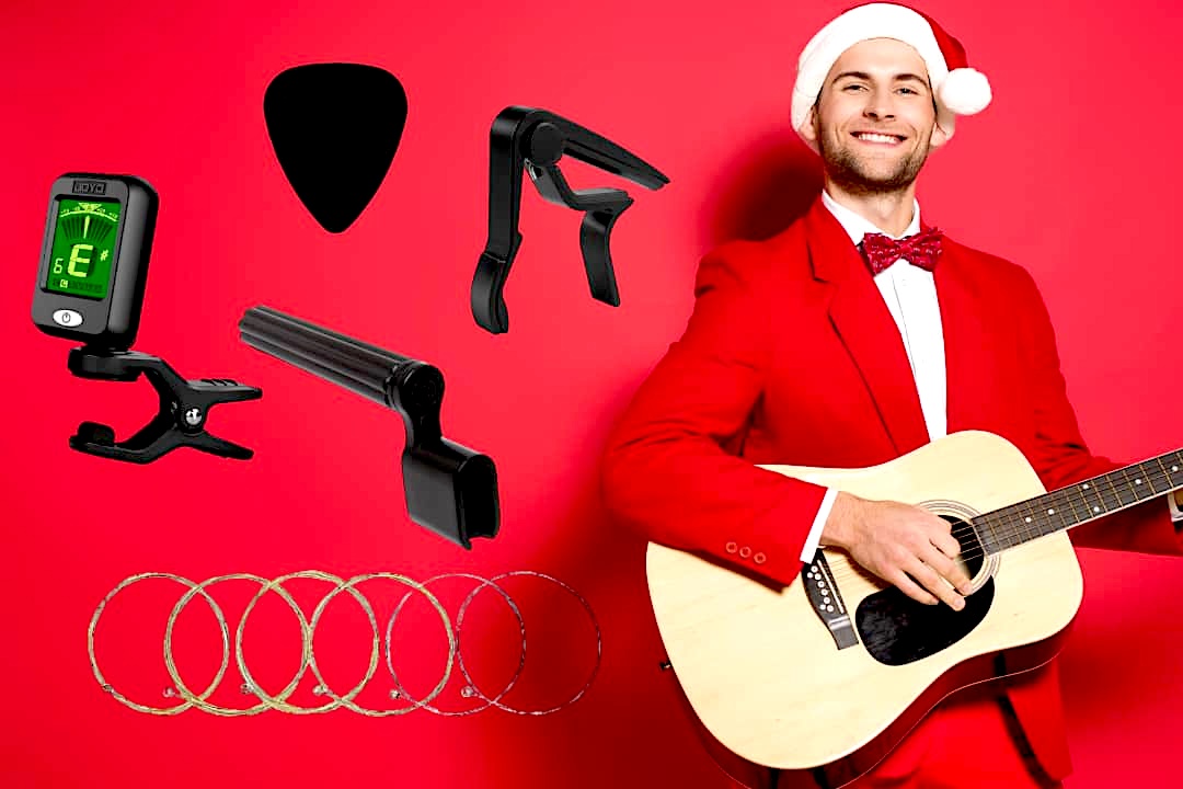 Adrian Curran Guitars Fetsive Gift Pack merry christmas